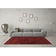 thumbnail image 3 of Ahgly Company Indoor Rectangle Abstract Red Contemporary Area Rugs, 7' x 9', 3 of 4