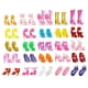 thumbnail image 3 of 60 pares de zapatos de muñeca, accesorios de muñecas de fiesta para niñas, juguetes para niños, regalos de Navidad JShteea El nuevo, 3 of 6