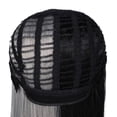 thumbnail image 4 of Peluca Kaneles, mitad gris, mitad negra, pelo largo y liso para mujer, 4 of 8