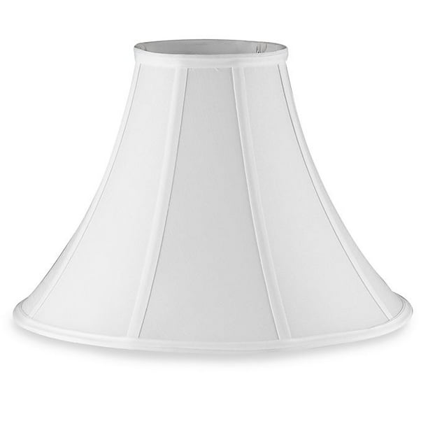 Large 16 Inch Bell Lamp Shade In White, 16 Inch Light Shade