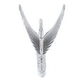thumbnail image 3 of United Pacific 72001 Heavy-Duty Chrome Swan Hood Ornament, Cast Metal - 1 Unit, 3 of 7