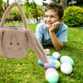 thumbnail image 4 of Bolsa De Pascua De Felpa, Bolsa De Caza De Pascua De Felpa Sonrisa De Gran Capacidad Para Niños Para Fiesta, 4 of 7