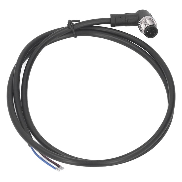Cable de sensor eléctrico con conector de aviación, cable de PVC de 4 pines, código A, cable de sensor de aviación con conector impermeable
