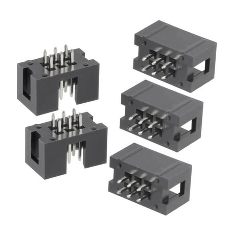 20Pcs 2.54mm Pitch 2x3-Pin 2 Row Straight Box Header Connector PCB Board Socket price history on PriceWatchPro
