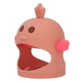 thumbnail image 1 of Baby  , Chew Toys Silicone Hand  With 2  Stems For Nighttime Dried Plum Color, 1 of 8