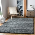 thumbnail image 2 of SAFAVIEH Hudson Shag Jaden Striped Area Rug, Dark Grey/Ivory, 3' x 5', 2 of 8