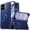 Blue, variant on Oupeigar for Google Pixel 10 Pro Fold Phone Case,with Hinge Protection,Hidden Kickstand,Screen Protector,Slim Shockproof Phone Case-Black
