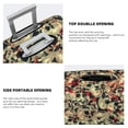 thumbnail image 3 of Pofeuu Skulls1 Print Luggage Suitcase Cover Protector Luggage Washable Covers Aesthetic for 18/24/28/32 inch Luggage（No luggage included）-Small, 3 of 7