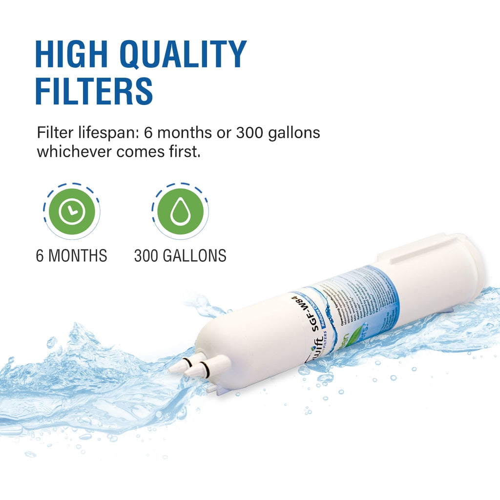 Swift Green Filters Refrigerator Water Filters for 4396841, 4396710, EDR3RXD1, 3 Count