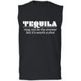 thumbnail image 1 of Tequila May Not Be The Answer Adult Sleeveless Tee, 1 of 2