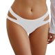thumbnail image 1 of Gibobby Ropa interior termica Ropa interior color sólido ahuecada con cintura picante deseo y sexy para mujer （Blanco， L), 1 of 4