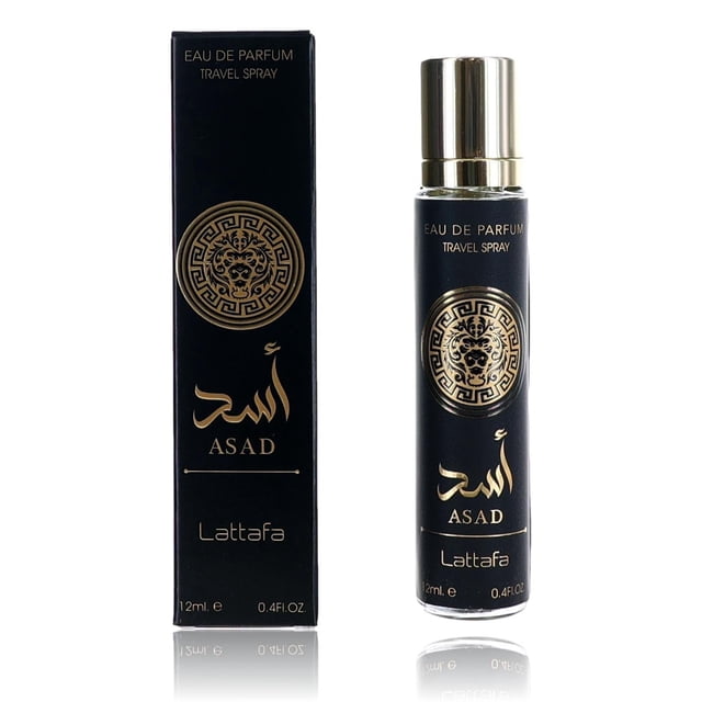 Perfume Lattafa Asad EDP en aerosol para hombre, 12 ml