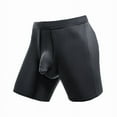 thumbnail image 1 of COM1950s Briefs For Men, Men Comfortable Solid Extended Sport Separate Breathable Briefs, 1 of 3