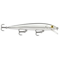 Rapala Husky Jerk 5 1/2" Fishing Lure, Pure Chrome, # 14, 5/8 oz