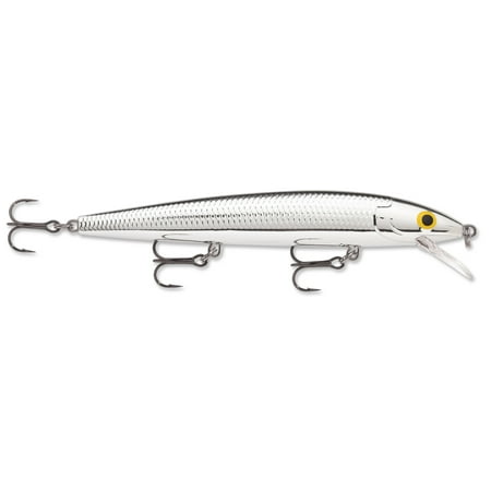 UPC: 0022677288635 | Rapala Husky Jerk 5 1/2 Fishing Lure Pure Chrome # 14 5/8 oz