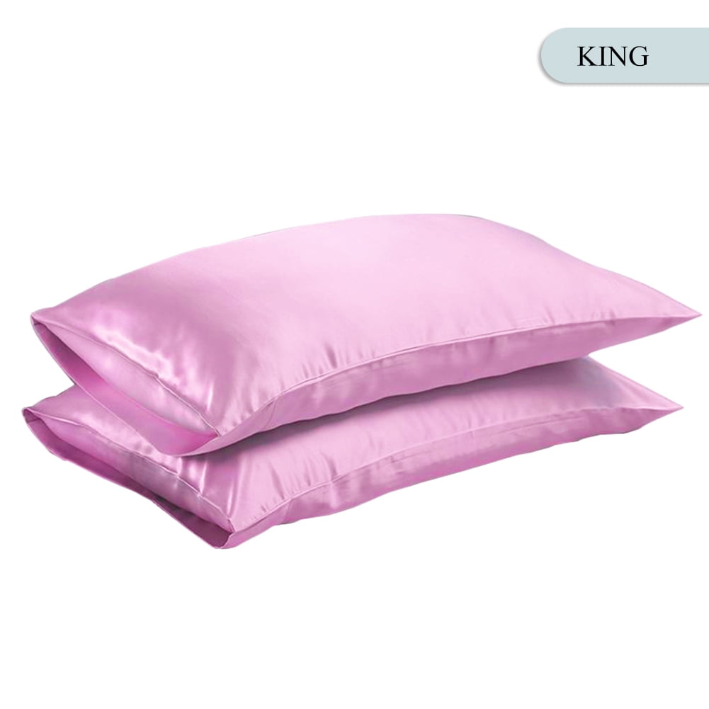 Leking Queen King Soie Y Taie D Oreiller En Satin Literie Taie D Oreiller Maison Lisse Walmart Canada