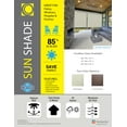 thumbnail image 3 of Radiance Cordless Shades for Porch, Patio and Sunroom, Waterproof Sun Shades, Sand Dollar, 96" x 72", 3 of 6