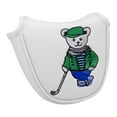 thumbnail image 2 of Golf Mallet Putter Head Cover Moda PU Protector de protección para la mayoría de Putter Club Blanco Sunnimix Cubierta de putter de mazo de golf, 2 of 8