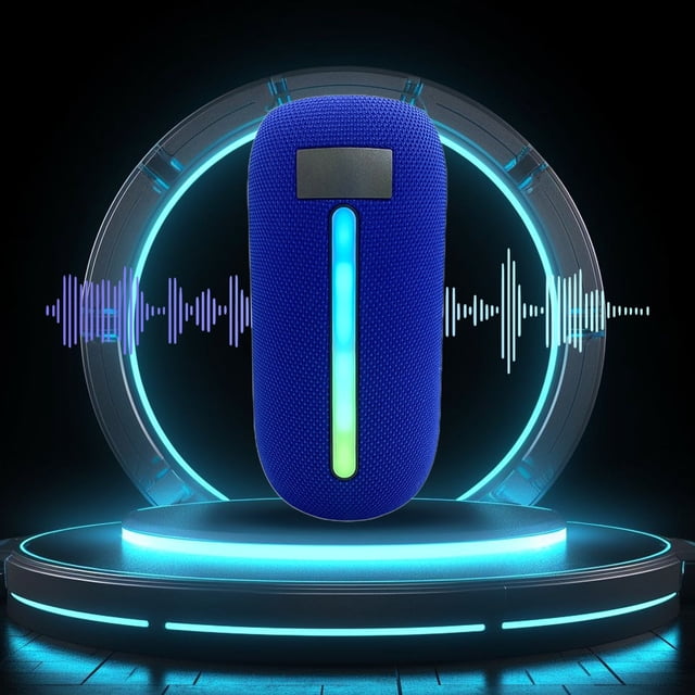 Bluetooth 5.1 Wireless Sound Subwoofer LED Cool Light Effect Outdoor Portable Bluetooth Wireless Sound System