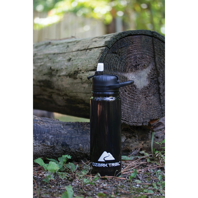 Ozark Trail 24-Ounce DW SS Water Bottle, Tan 