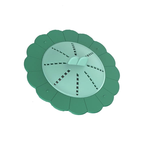 Injueey Cubierta de drenaje de suelo de silicona, desodorante desmontable, colador de baño colorido para el hogar, accesorios de filtro de pelo Juegos de accesorios de baño Verde Injueey  HA065139-03B