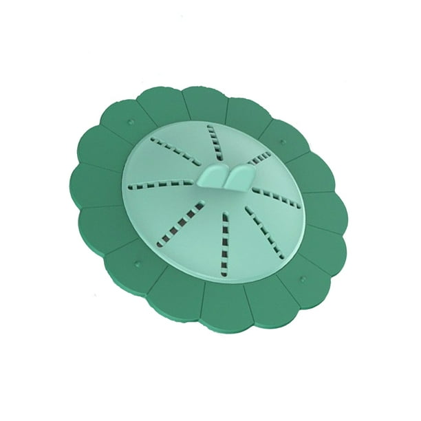 Matsuzay Cubierta de drenaje de suelo de silicona, desodorante desmontable, colador de baño colorido para el hogar, accesorios de filtro de pelo Juegos de accesorios de baño Verde Matsuzay HA065139-03B
