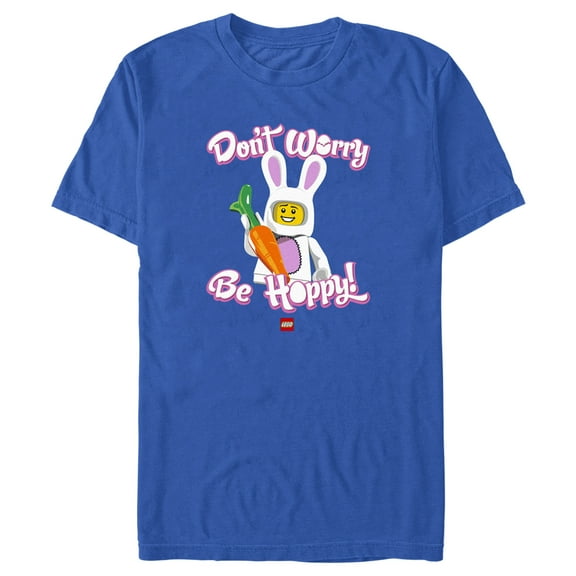 Men's LEGO Don't Worry Be Hoppy Graphic Tee Royal Blue 2X Large