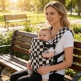 thumbnail image 4 of Baby carrier Infant Carrier Ergonomic Baby Carrier Backpack,Breathable Front Back Carrying Wrap Seat for Newborn Toddlers up to 33 lbs,Black, 4 of 7