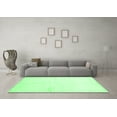 thumbnail image 3 of Ahgly Company Indoor Square Solid Emerald Green Modern Area Rugs, 4' Square, 3 of 4