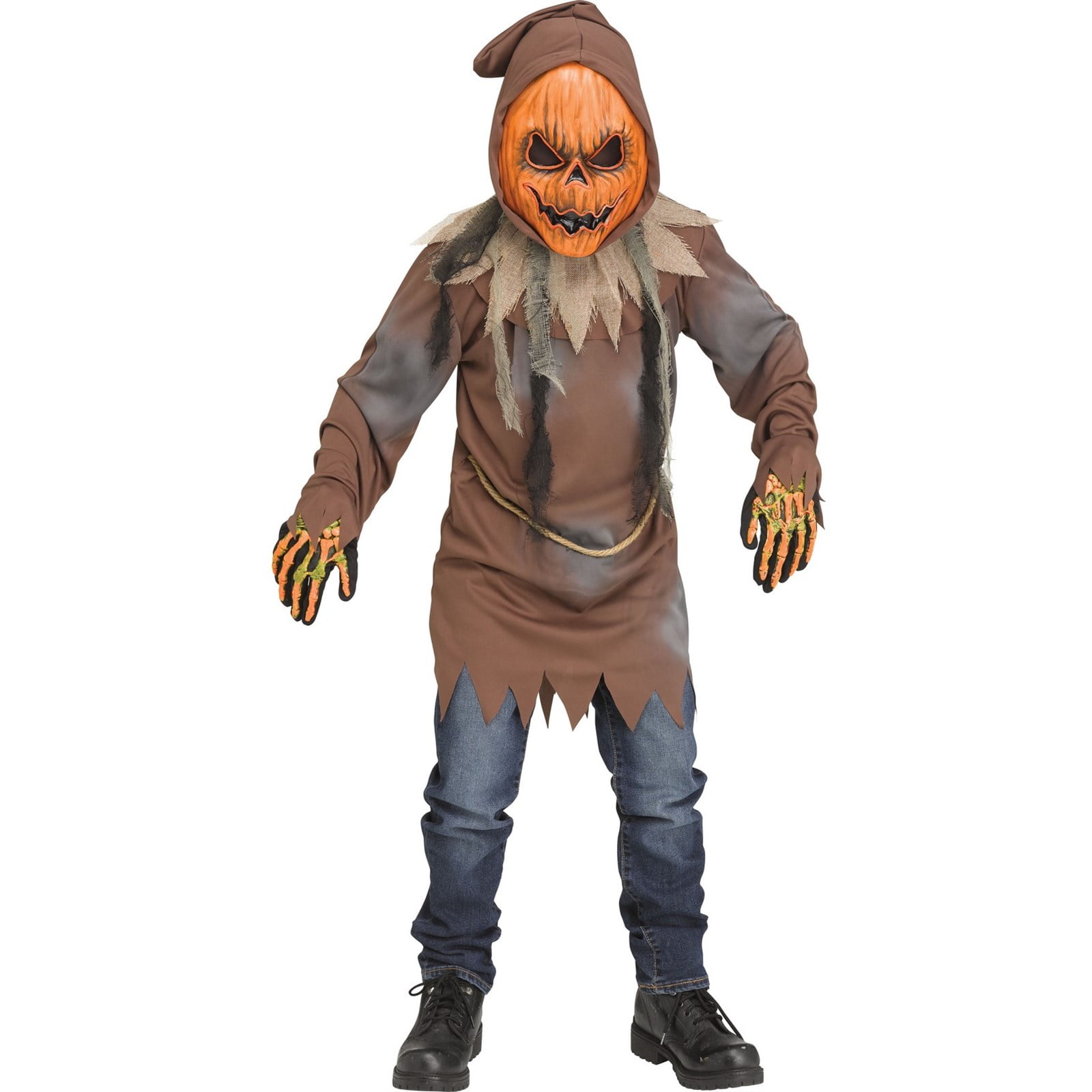 Halloween Boy's Light Up E.L. Pumpkin Costume - Walmart.com