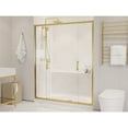 thumbnail image 3 of ANZZI Framed Sliding Shower Glass Door Enchant Series 70 x 60.4 in. Brushed Gold, 3 of 9