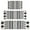 White Geometric Diamond, variant on White Geometric Diamond Chevron Pattern Kitchen Rugs Sets Of 3,Kitchen Runner Rugs Non Skid Washable,Decorative Kitchen Floor Mats for Kitchen,Sink,Laundry,17"x30" 17"x47" 17"x59"