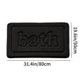 thumbnail image 2 of Pxyqht Absorbent Bath Mat, Machine Washable Bathroom Rug, Non-Slip Floor Mat, Soft Microfiber Carpet, Ideal for Bathroom Use, 2 of 7