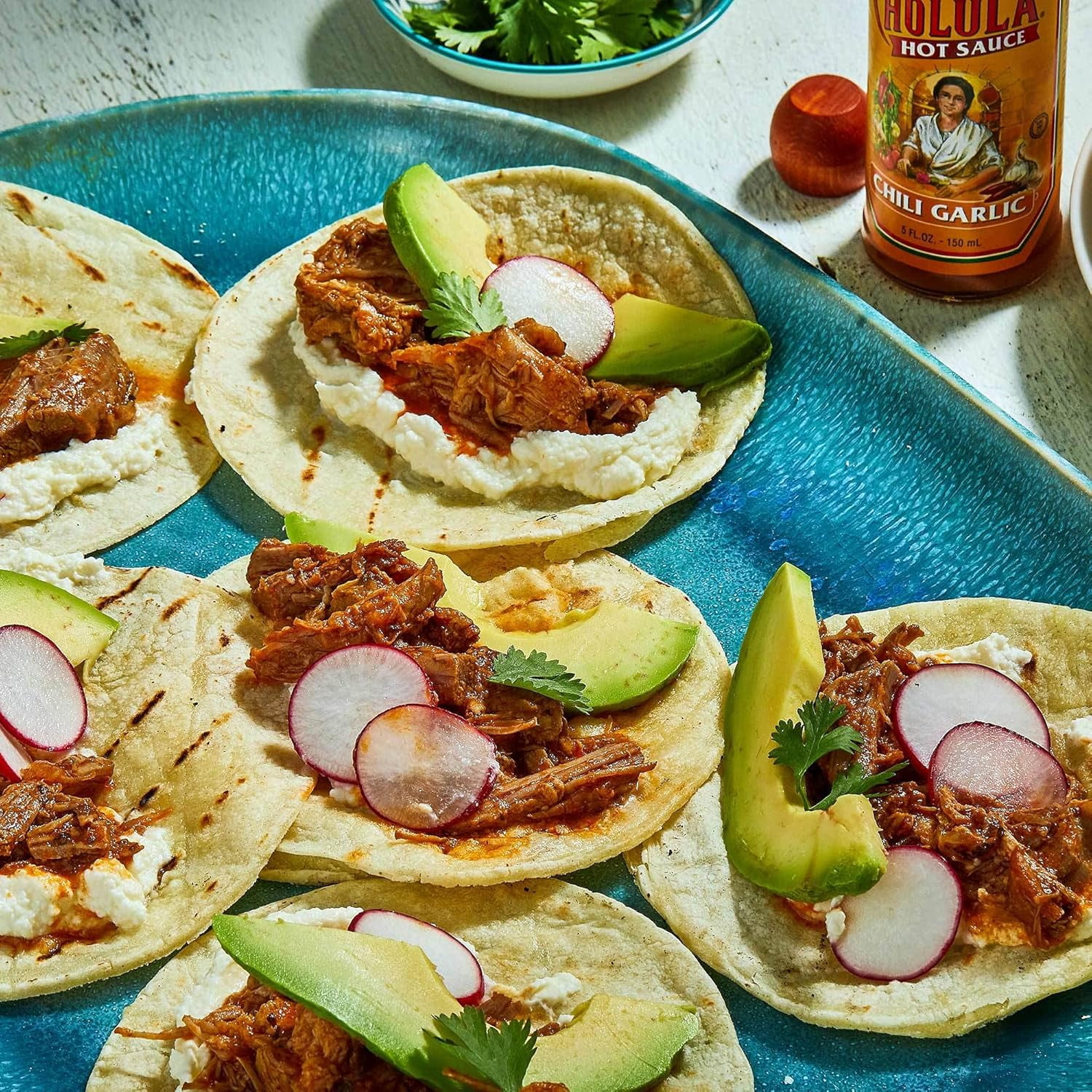 Pack of 12, Cholula Chili Garlic Hot Sauce, 5 oz