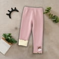 thumbnail image 4 of Edvintorg Kawaii Leggings for Girls Christmas Gifts Winter Girls Solid Color Warm Fleece Lined Leggings Elastic Cotton Pants 2-10Years Kids Clothes Girls, 4 of 7
