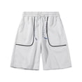 thumbnail image 2 of PNTUTB Men's Solid Color Lightweight Casual Athletic Shorts with Elastic Waistband, Drawstring, and Large Pockets, 2 of 6