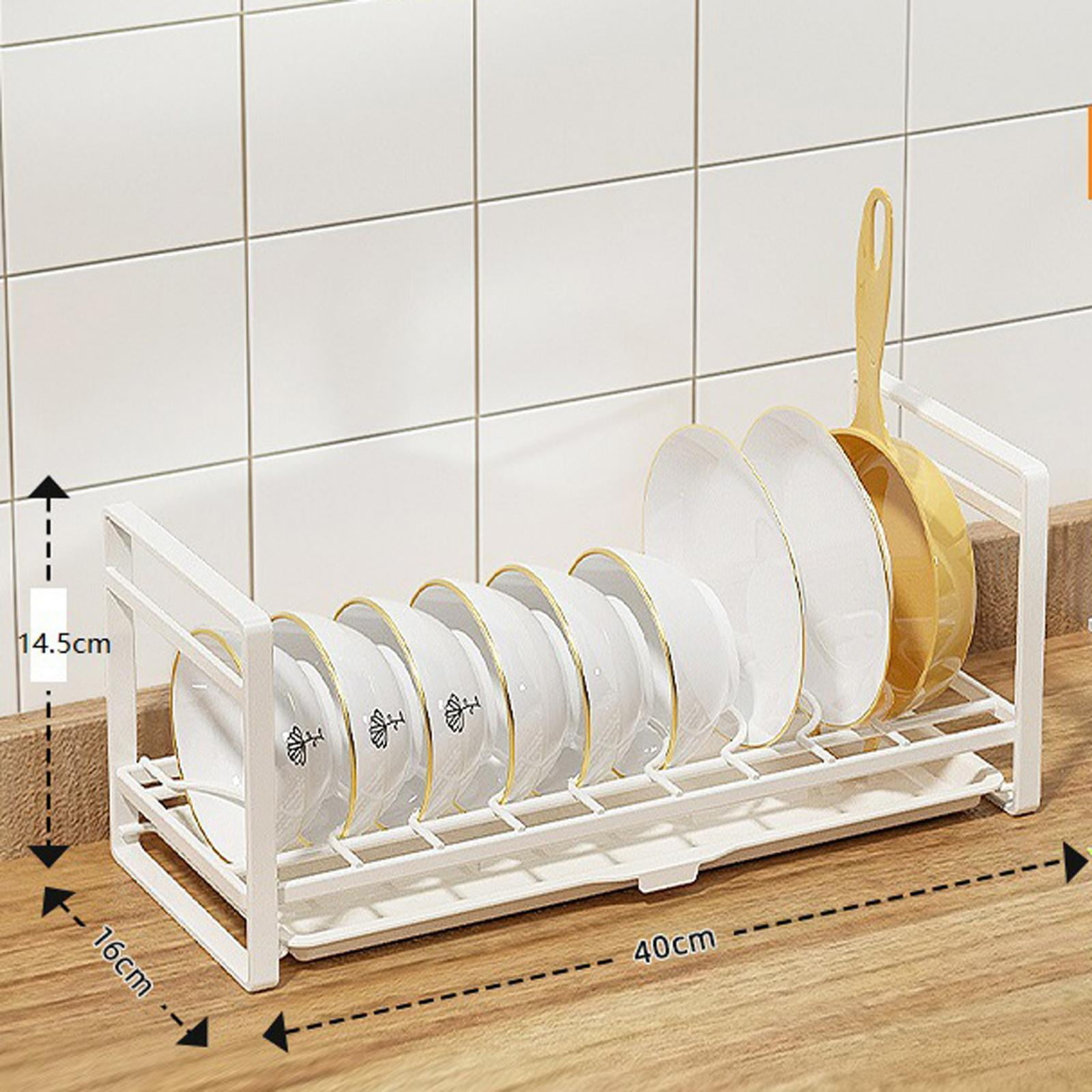  G&GOnline Paper Plate Holder Storage Organizer Rack Dispenser  Mount Under Cabinet RV Shelf: Home & Kitchen