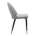 thumbnail image 4 of Menlo Chaise de Salle à Manger (Ensemble de 2) Gris, 4 of 8