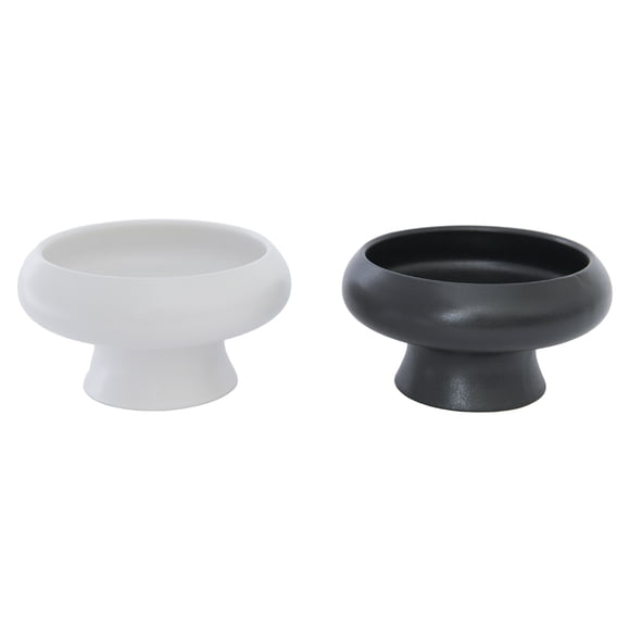 6" Cerise Ceramic Planter Asstd - Set of 2