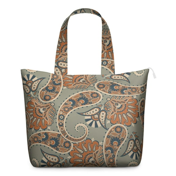 Boho Rustic French Country Weekender Bag - Durable Handles & Lightweight Travel Tote