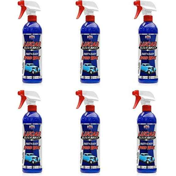 Lucas Oil 10160 Slick Mist Speed Wax - 24 oz. (Quantity 6)