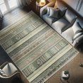 thumbnail image 4 of Ambesonne Southwestern Decorative Rug Carpet, Classic in Nature Tone, 5' 1" X 7' 5", Pale Reseda Green Beige, 4 of 5