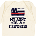 thumbnail image 4 of Inktastic Firefighter Flag Aunt Boys or Girls Long Sleeve Baby Bodysuit, 4 of 5