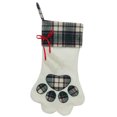 thumbnail image 1 of Christmas Stocking Cute Cat Paw Snowflake Xmas Tree Christmas Hanging Stocking, 1 of 7