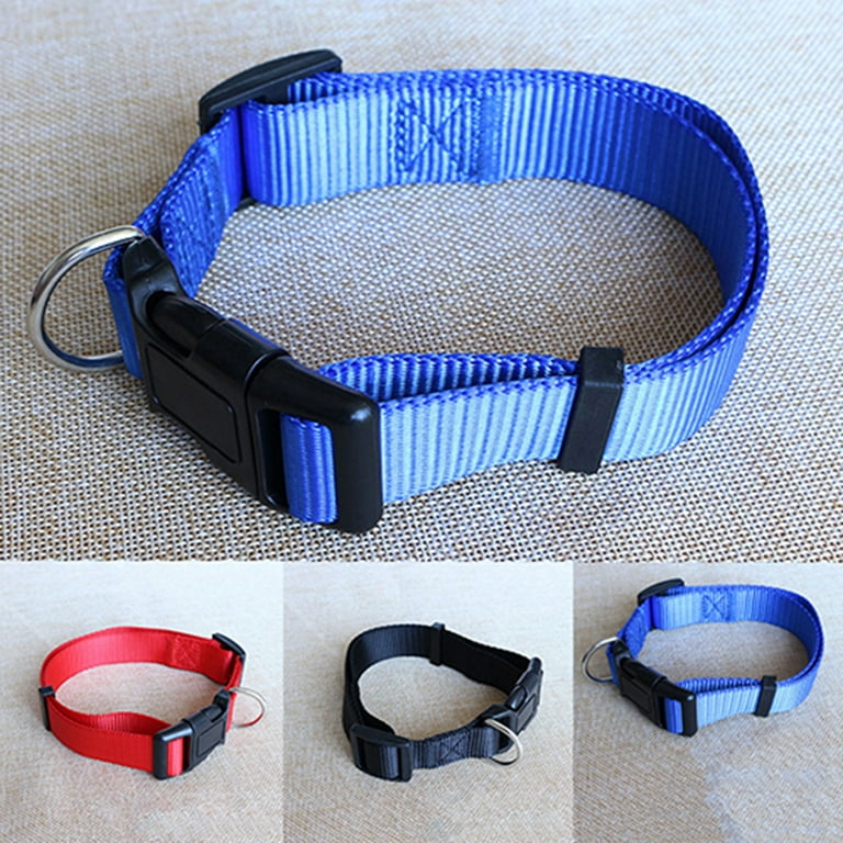 Basic Nylon Dog Collar, Adjustable for Small, Medium, Large pet