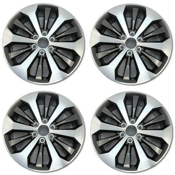 For Ford F150 Pickup 2015-2020 OEM Design Wheel 20" Machined Charcoal Set of 4 20x8.5 Replacement Rim HL341007JA