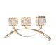 thumbnail image 5 of Candelabro de cristal de 3 brazos, candelabro , soporte para velas, centro de mesa con luz de velas, soporte para velas para oficina y, 5 of 9