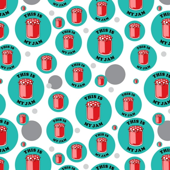 This is My Jam Jelly Funny Humor Premium Gift Wrap Wrapping Paper Roll