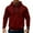 Wine #32, variant on Dresfit Oversized Hoodies for Men Long Sleeve Quarter Zip Pullover 1/4 Zip Drawstring Tactical Active Sweatshirt Big and Tall Zipper Fashion Purple 3XL