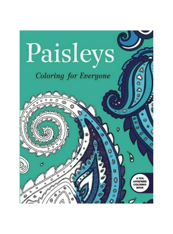 Pre-Owned Paisleys: Coloring for Everyone (Paperback 9781632206503) by Skyhorse Publishing
